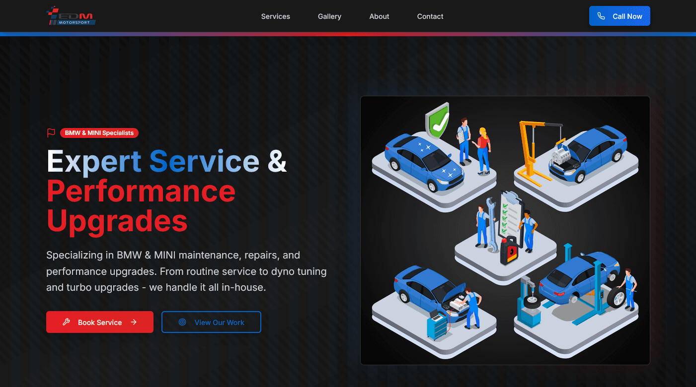 EDM Motorsport Website